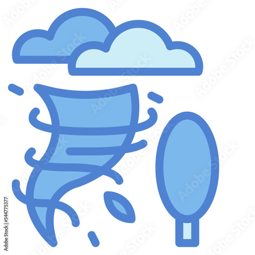 tornado two tone icon style