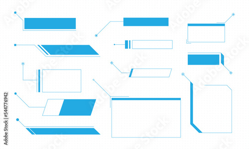 Callouts titles callout bar labels information call box bars modern digital info