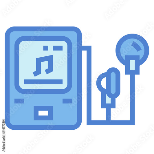 mp3 two tone icon style