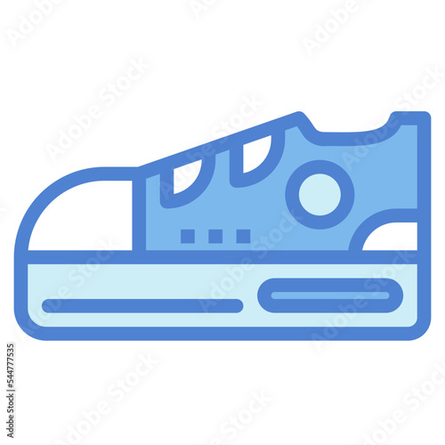 shoe two tone icon style
