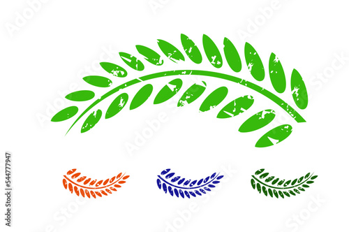  grunge  laurel wreath