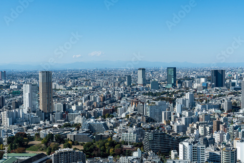 東京恵比寿の高層ビルから望む都市景観 © EISAKU SHIRAYAMA