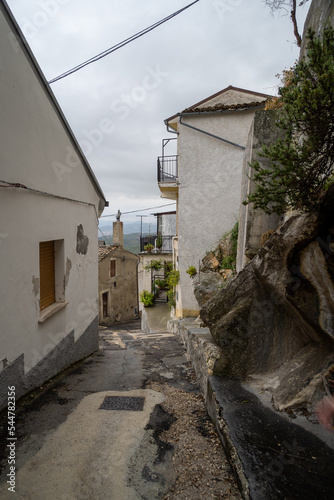 pennapiedimonte town old streets in Italy travel