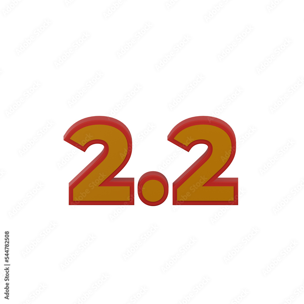 2.2 event big sale day 3d icon 2.2 event big sale day 3d icon