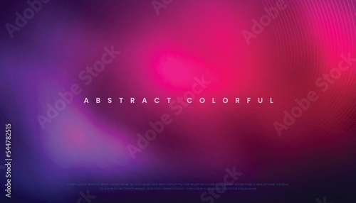 Abstract Colorful Gradient Blurred Background. Smooth Red and Blue Colors Background for Poster, Banner, Wallpaper, Cover, Presentation, Landing Page, Website. Vector Illustration