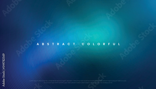 Abstract Colorful Gradient Blurred Background. Smooth Blue and Green Colors Background for Poster, Banner, Wallpaper, Cover, Presentation, Landing Page, Website. Vector Illustration