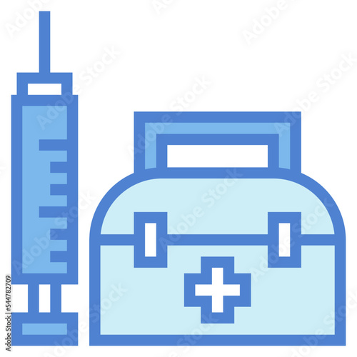 first aid two tone icon style