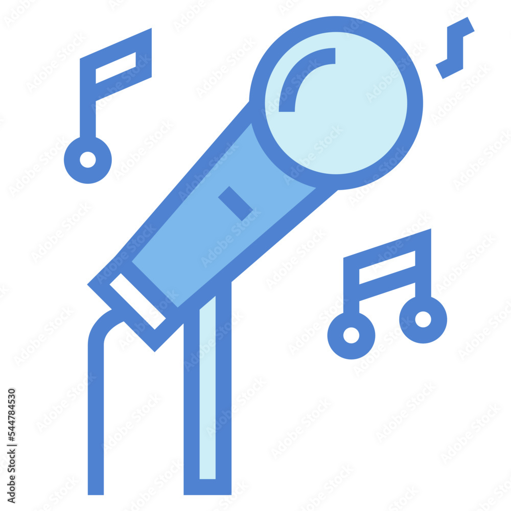 microphone two tone icon style microphone two tone icon style