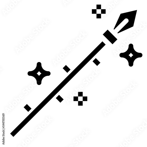 spear glyph icon style