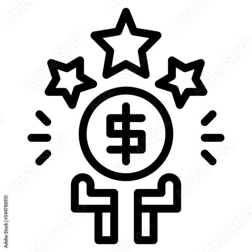 reward line icon style