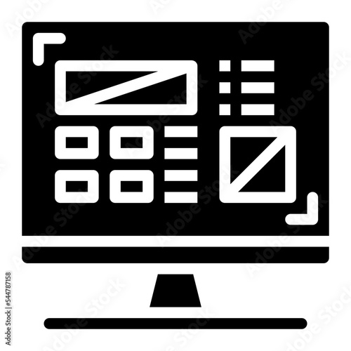 ads glyph icon style