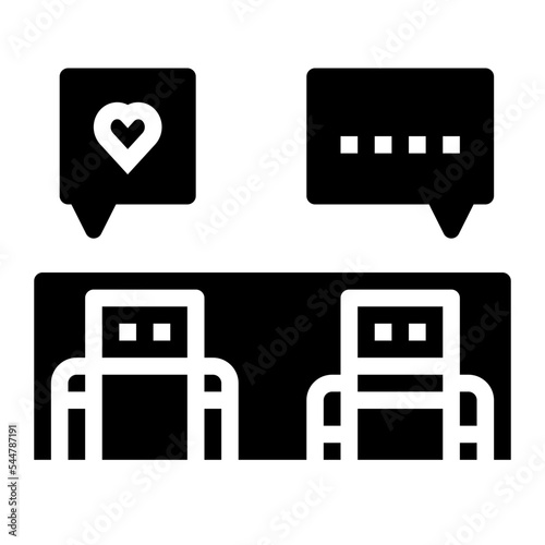 dialog glyph icon style