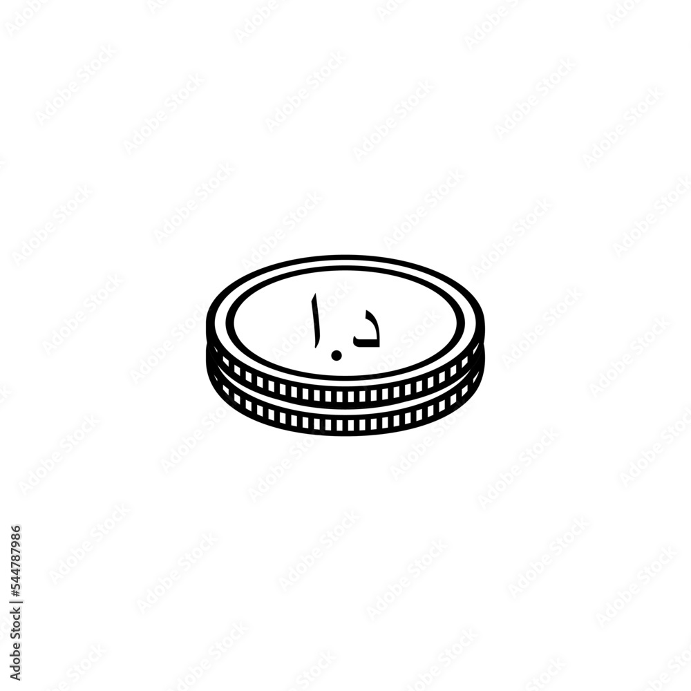 Jordanian Currency Icon Symbol, Jordanian Dinar, JOD Sign. Vector Illustration Jordanian Currency Icon Symbol, Jordanian Dinar, JOD Sign. Vector Illustration