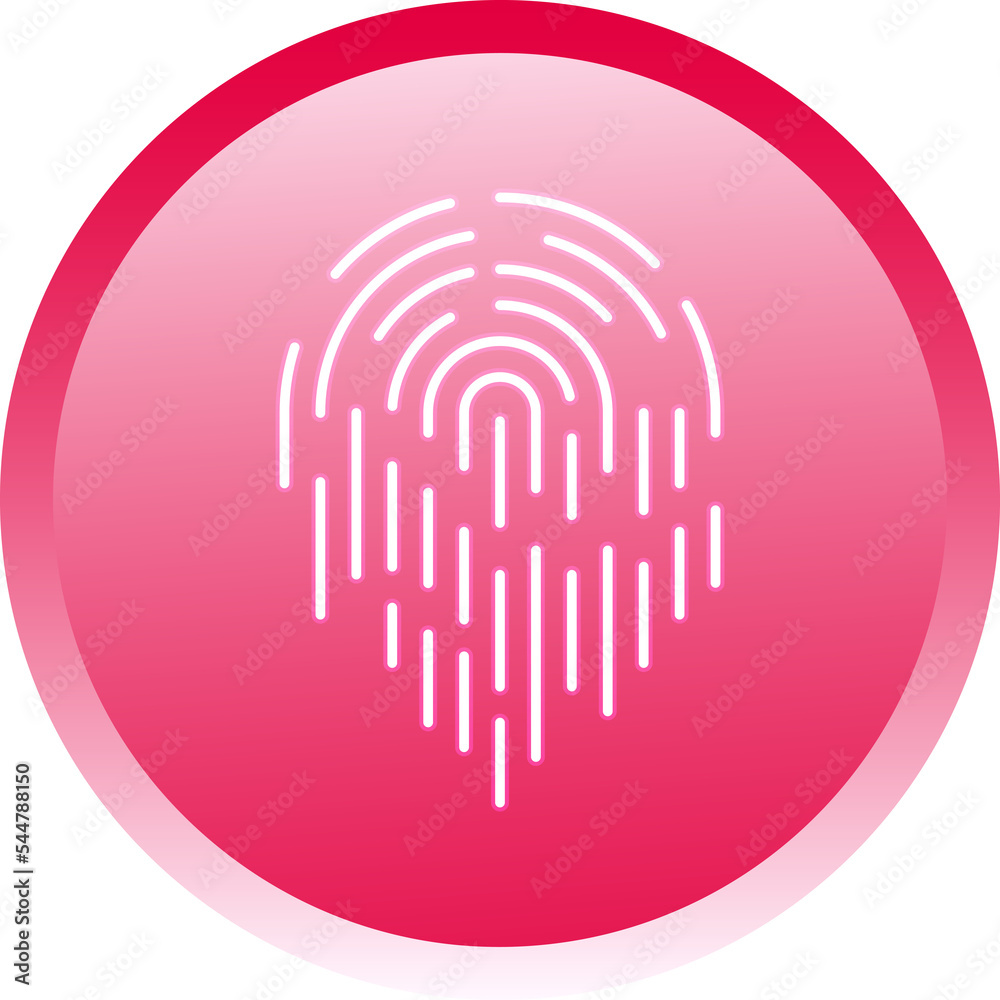 Push buttons finger scan identification icon element for decortive abstract background Push buttons finger scan identification icon element for decortive abstract background