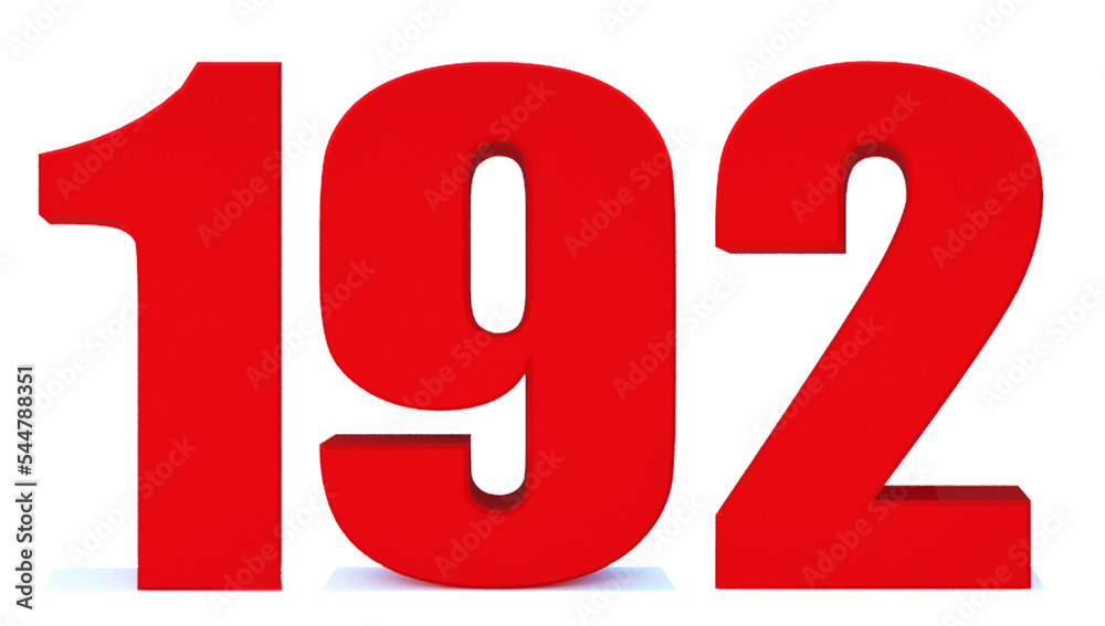 192 number 192 number