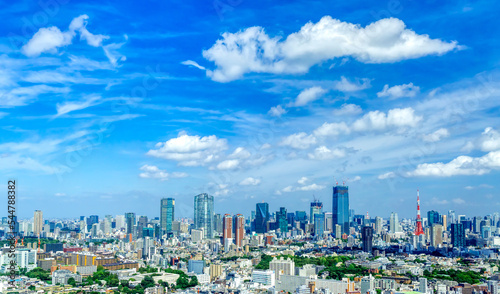 東京風景 2022 都心高層ビル群