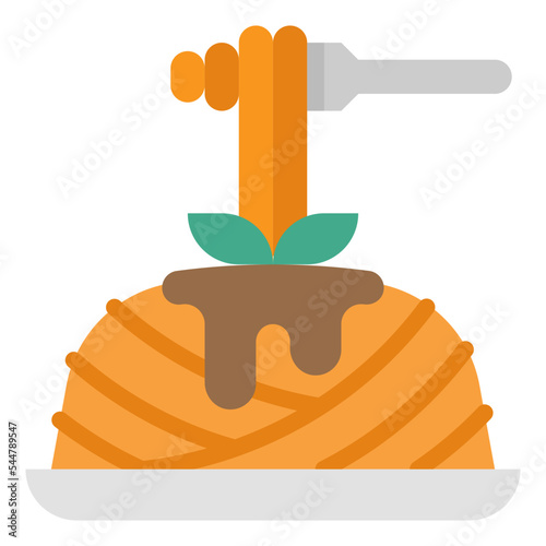 spaghetti flat icon