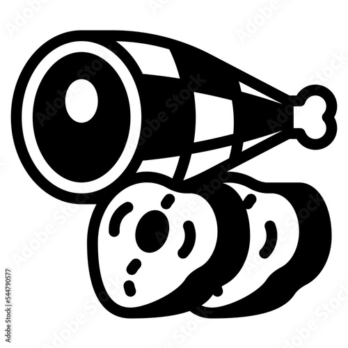 ham glyph icon