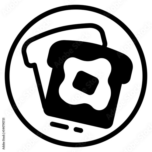 toast glyph icon