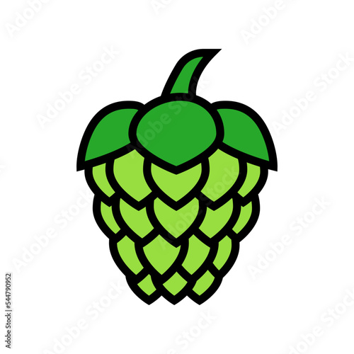 hops beer production color icon vector. hops beer production sign. isolated symbol illustration