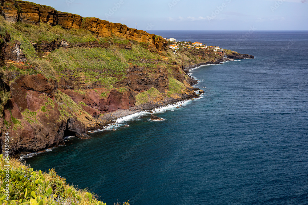 Coastline on Madeira island, Portugal