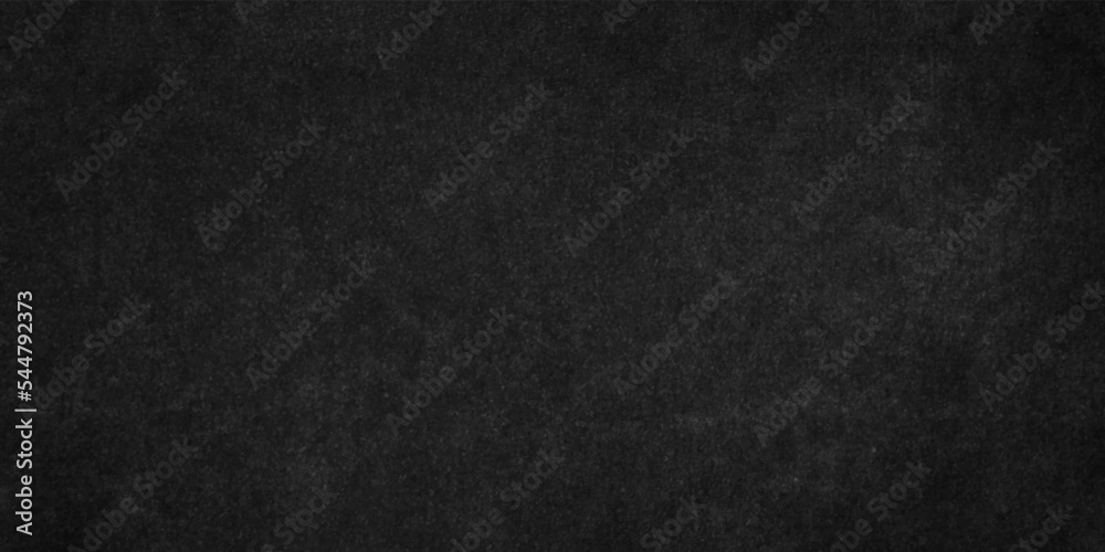 Abstract background with Panorama of Black polished sandstone wall texture . Seamlessly tile able synthetic texture resembling black and white screen noise. Dark black asphalt grunge surface. texture	