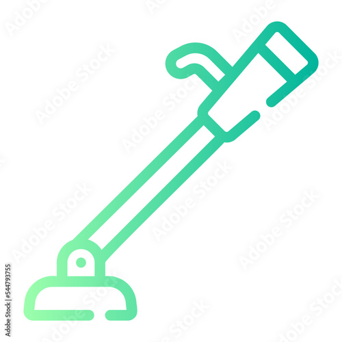 metal detector gradient icon