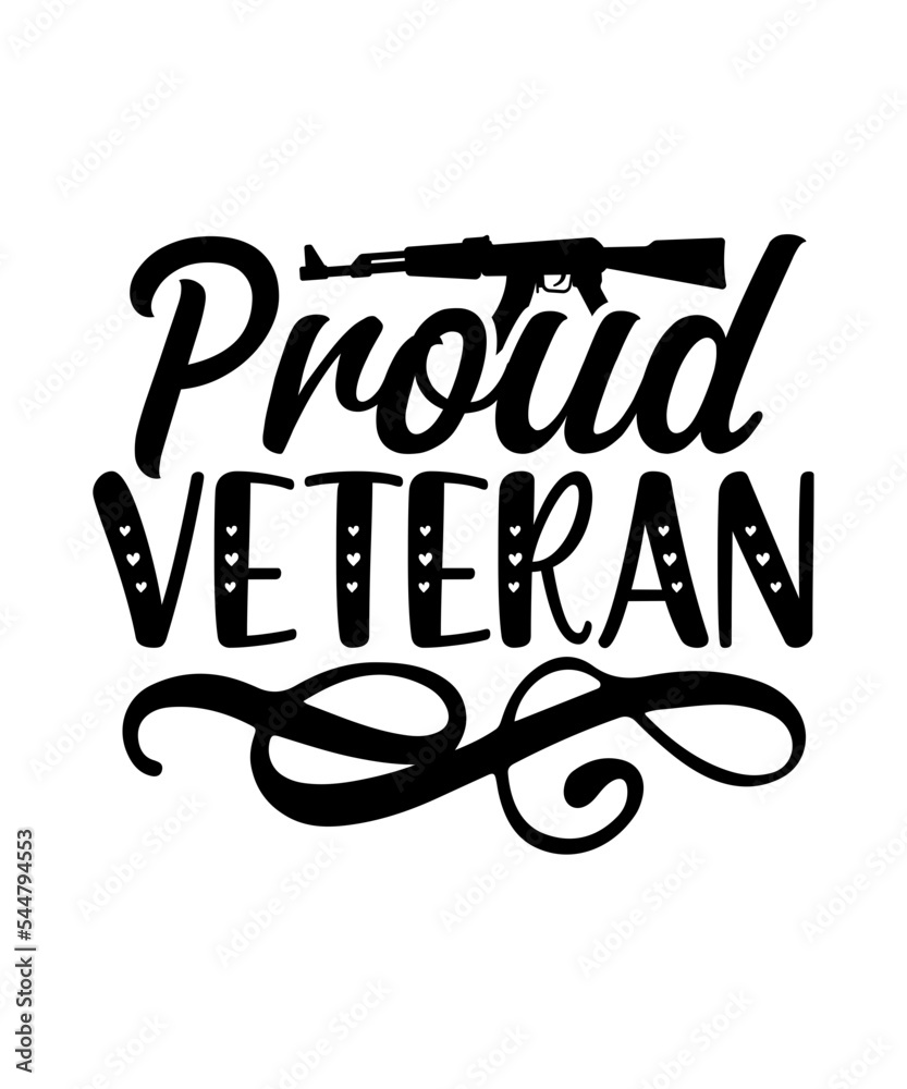 Proud veteran SVG, Veterans Day Shirt Design, Veteran Appreciation