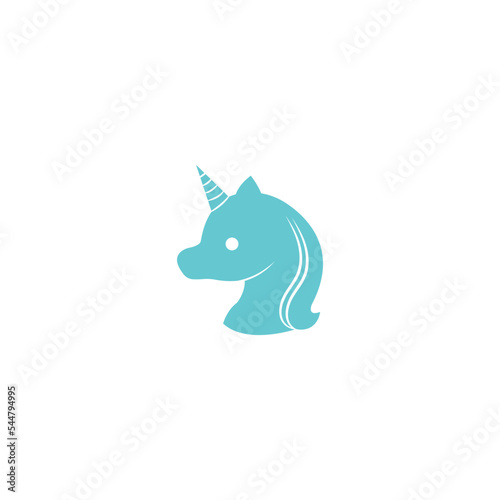 unicorn icon illustration vector