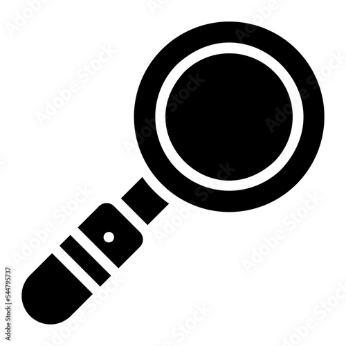 magnifying glass glyph icon