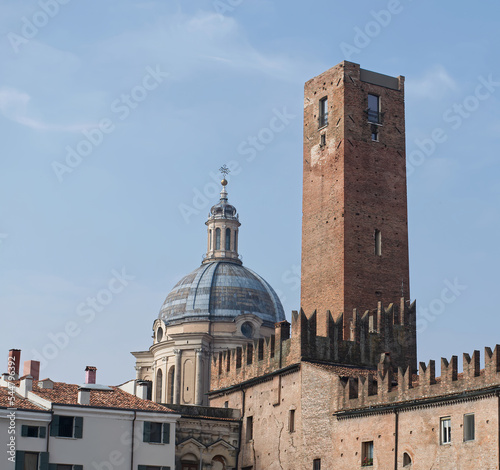 Dome of the basilica of Sant'Andrea. Mantova, Italy