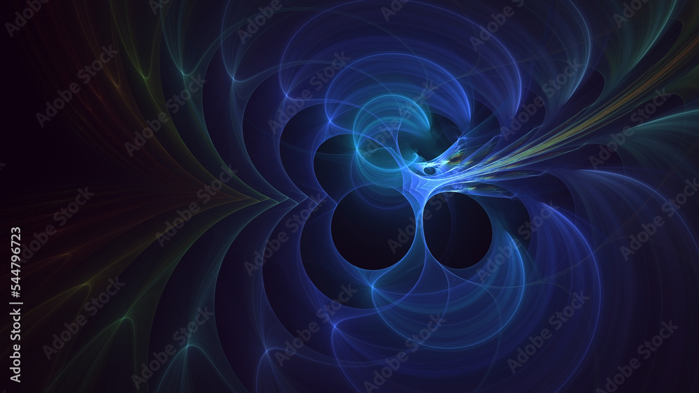 3D rendering abstract multicolor fractal light background 3D rendering abstract multicolor fractal light background