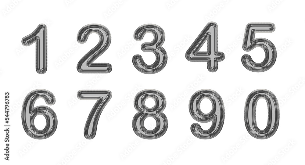 数字、金属、立体、アイコン、3D, PNG 数字、金属、立体、アイコン、3D, PNG