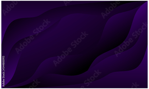 Dark purple abstract wave background for presentations, banners, posters, flyers, greeting cards etc