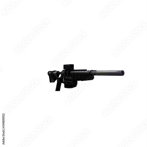 Assault Rifle isolated