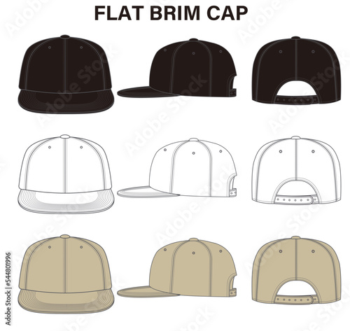 FLAT BRIM CAP