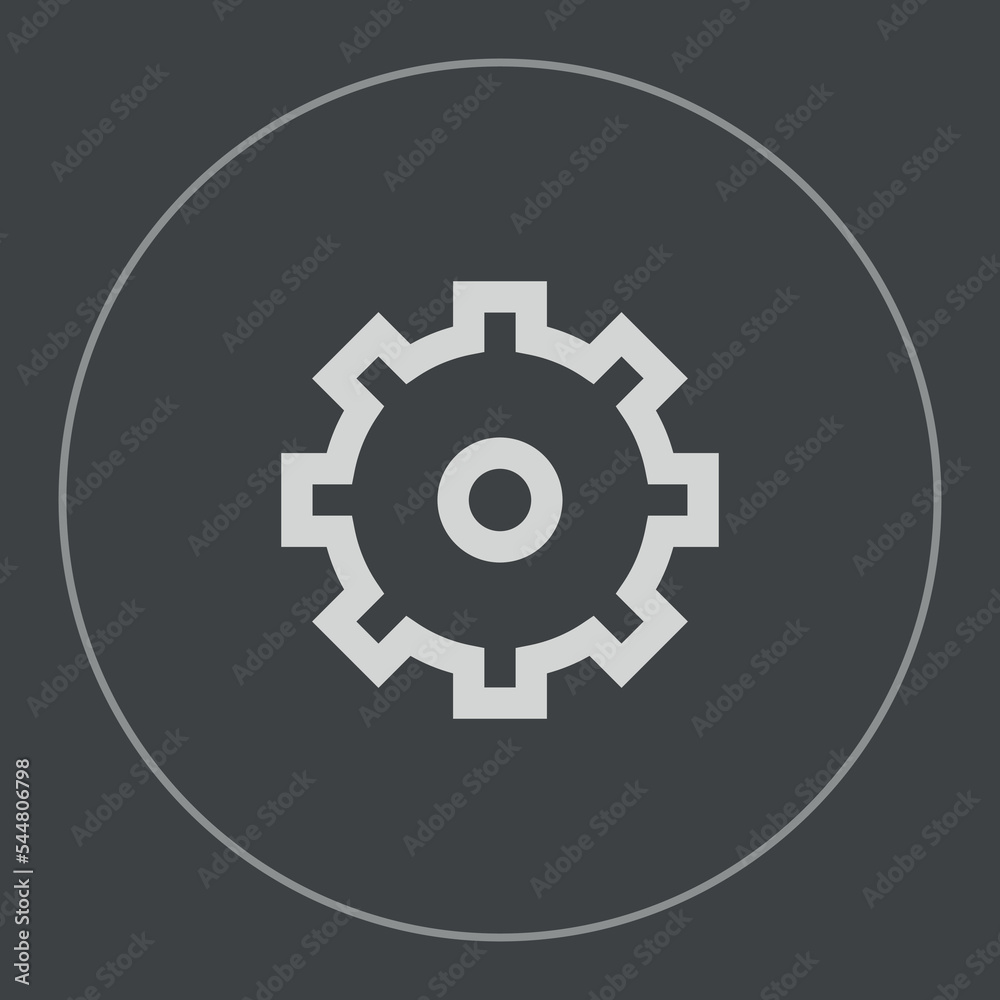 Setting icon, gear icon for web user interface design Setting icon, gear icon for web user interface design