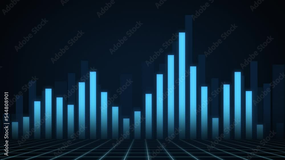 Stock Market charts and bar graphs. Increase blue line.3d rendering. Stock Market charts and bar graphs. Increase blue line.3d rendering.