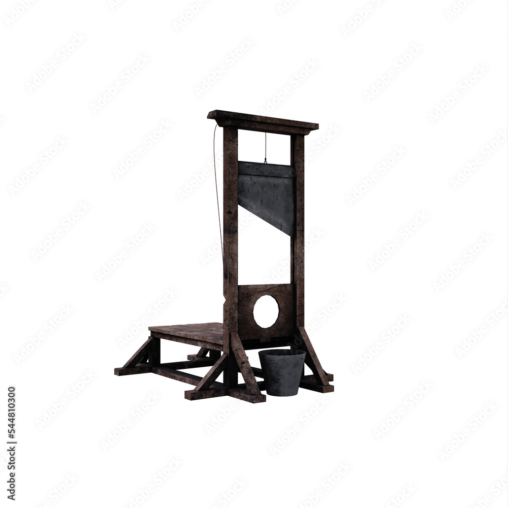 Naklejka premium Guillotine