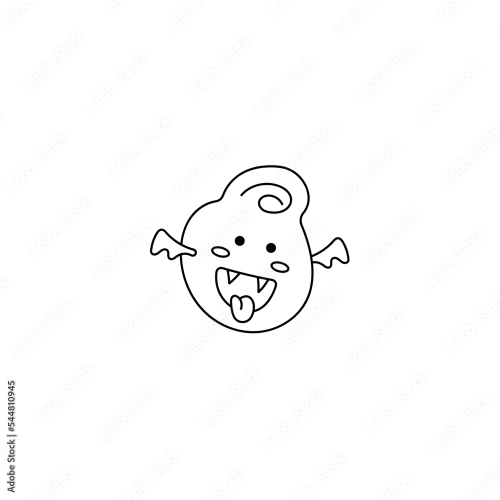 Naklejka premium Monster Design Very Cool Concept