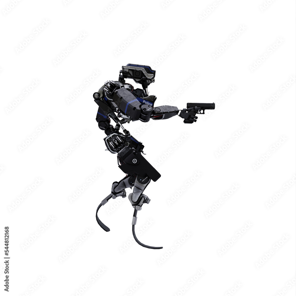 Humanoid Robot Police Humanoid Robot Police