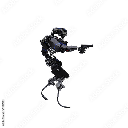 Humanoid Robot Police