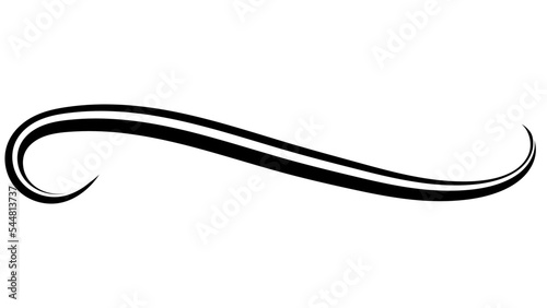Calligraphy doodle line hig...