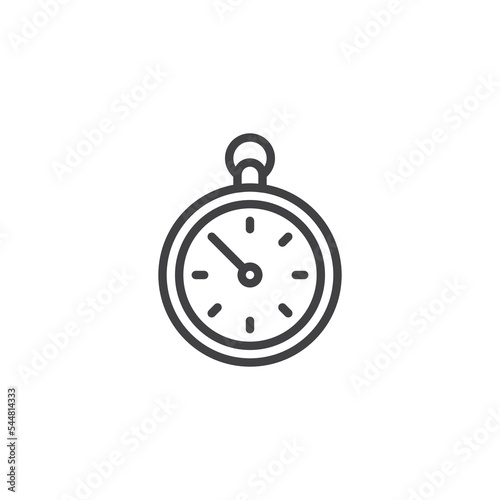 Stopwatch line icon