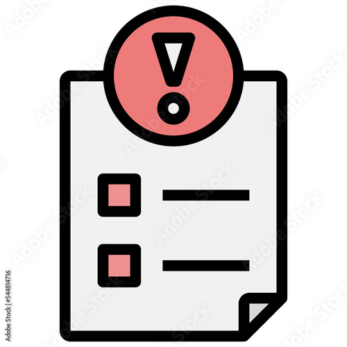 importance filled outline style icon