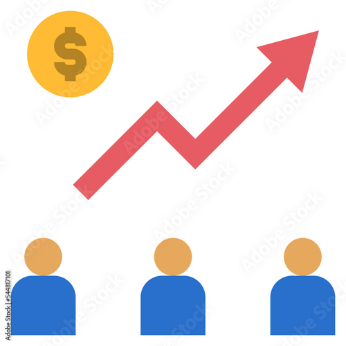 gdp flat style icon