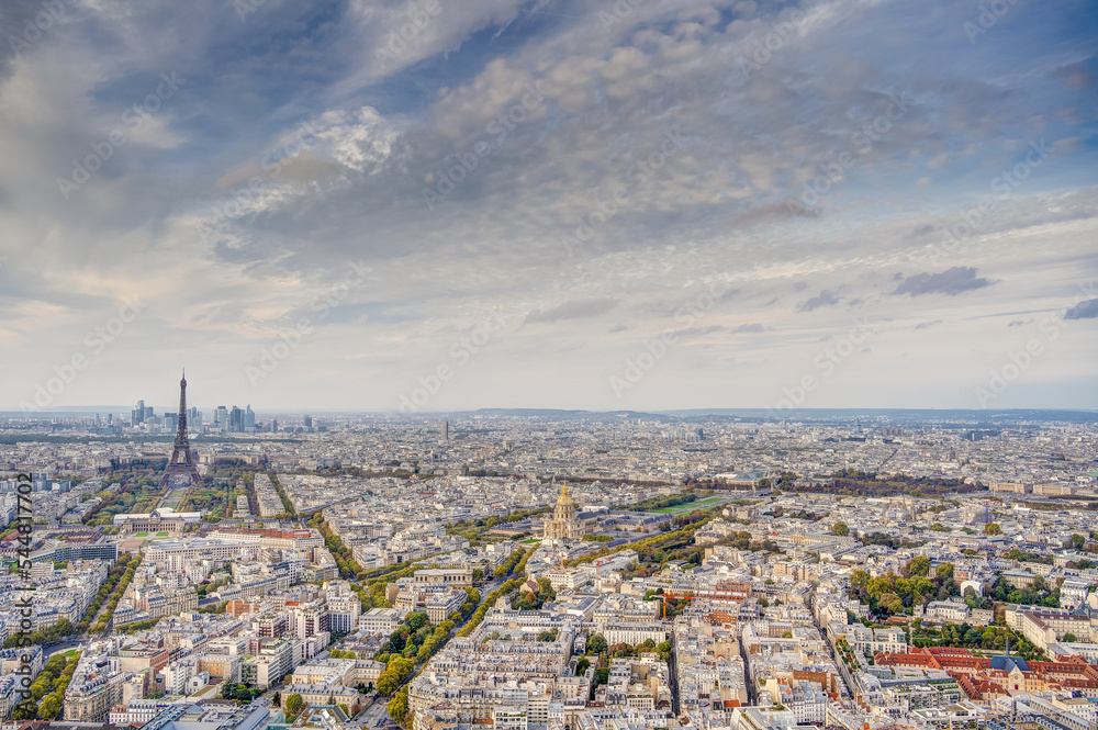 Paris from above, HDR Image
