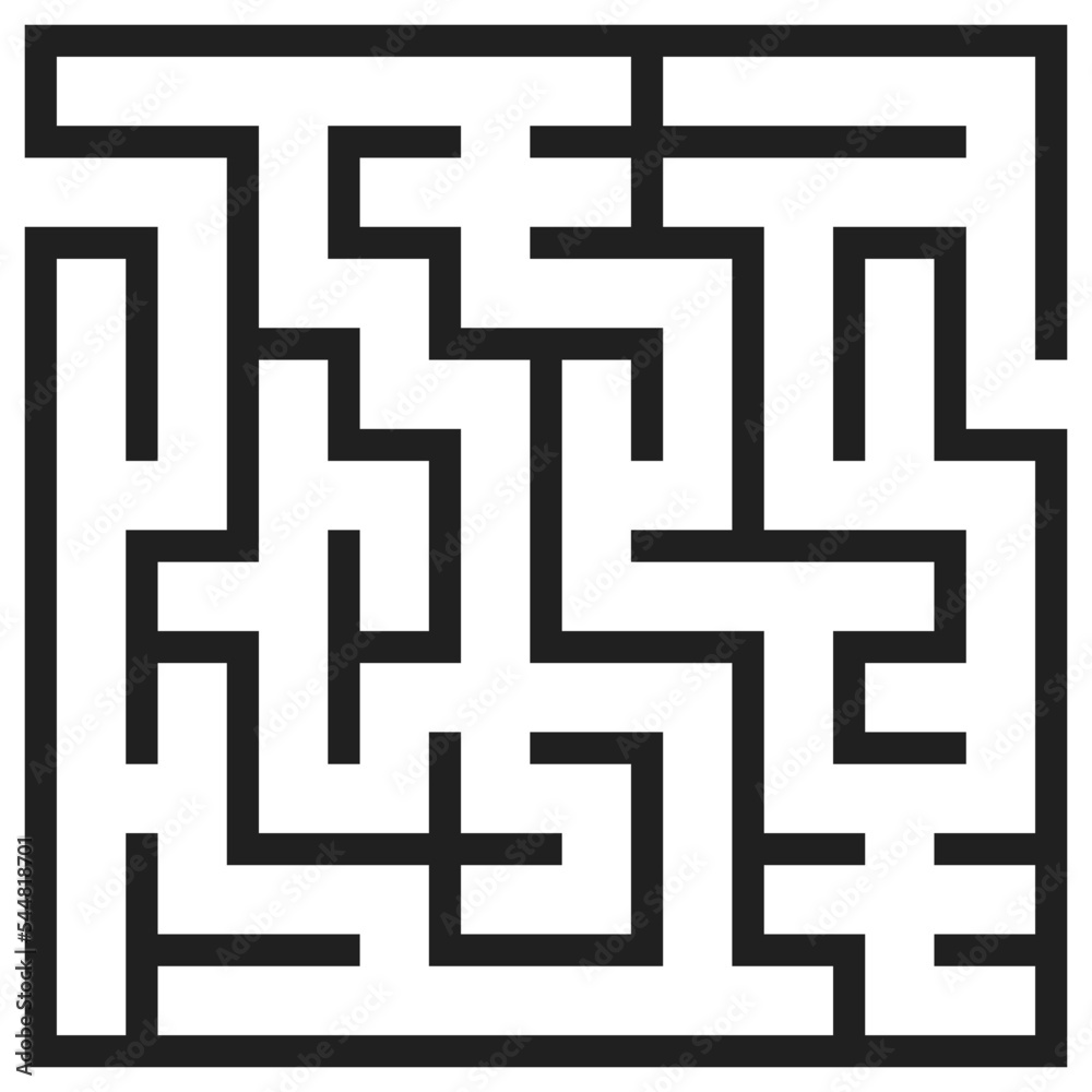 children's puzzle square simple maze labyrinth children's puzzle square simple maze labyrinth