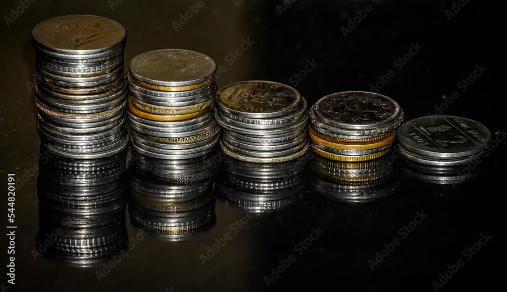 custom made wallpaper toronto digitalsaving money coins on stack concept financial