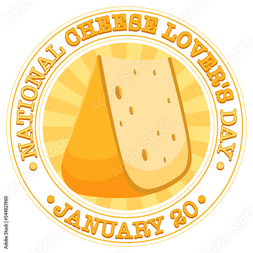 National cheese lovers day icon